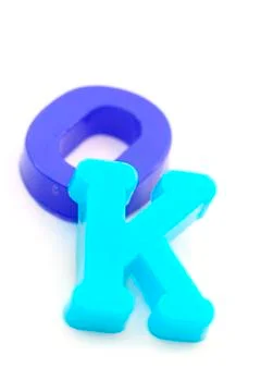 Close-up of letters Stock Photos