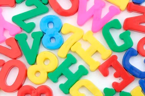 Close-up of letters Stock Photos