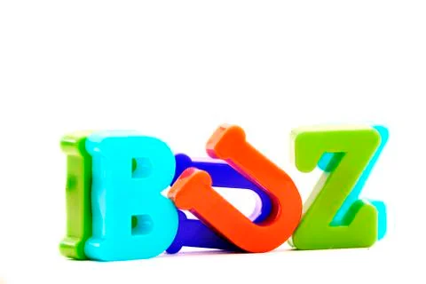 Close-up of letters Stock Photos