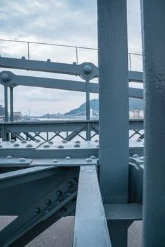 Close-Up of Liberty Bridge in Budapest Stock Photos