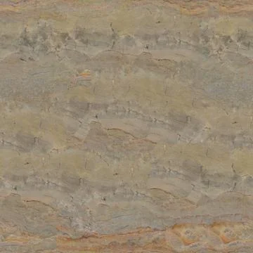 Close up of light beige marble with thiny line. Seamless square background, tile Stock Photos