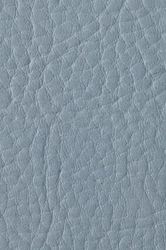 Close up of light blue natural leather texture with a pebble grain pattern Stock Photos
