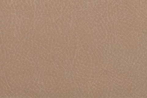 Close up of light brown leather texture with fine pebbled grain pattern Stock Photos
