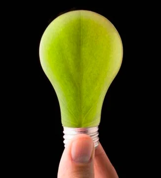 Close-up of light bulb with floral pattern Stock Photos