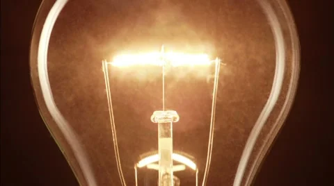 Close up light bulb  Stock Footage 10742456