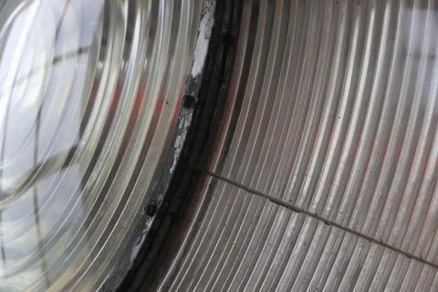 Close up of lighthouse lens Stock Photos