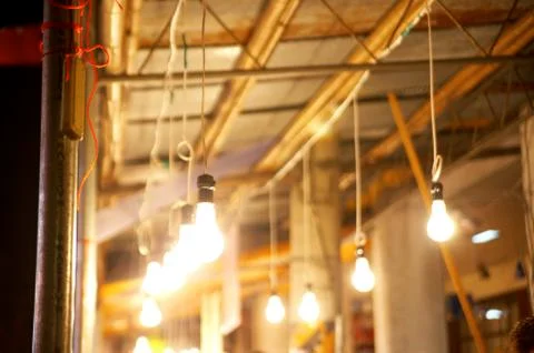 Close-up of lighting Stock Photos