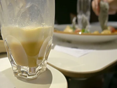 Close-up lime, paper, mint vietnamese spring rolls on the table Stock Footage 81535859