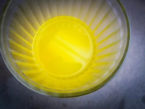Close up Limonade in glas Stock Photos