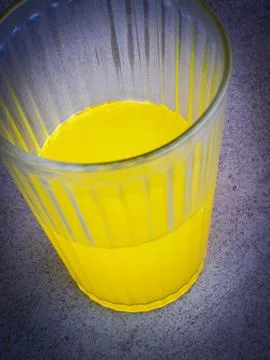 Close up Limonade in glas Stock Photos