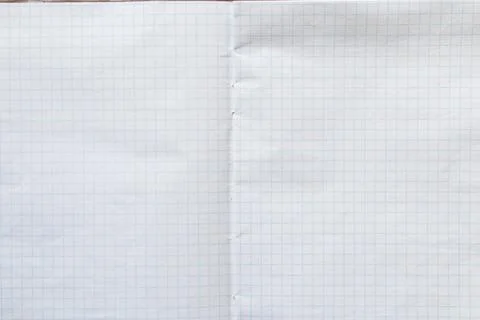 A close-up of a lined school notebook page as a background for study topics.. Stock Photos