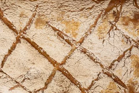 Close-up of a loaf of artisan bread. Stock Photos