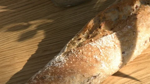 Close up of a loaf of bread Video stock 115885314