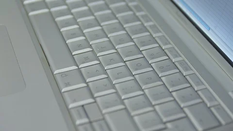 Close-Up, Lockdown, 10 Seconds Or Greater, Technology, Laptop, Using Laptop, Stock Footage 94019252