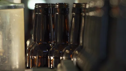 Close-Up, Lockdown, 10 Seconds Or Greater, Selective Focus, Bottle, Industry, Stock Footage 94241986