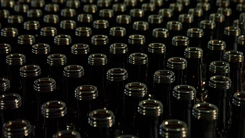 Close-Up, Lockdown, 20 Seconds Or Greater, Indoors, Day, Industry, Bottle, Food Video stock 94027446