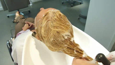 Close-Up, Lockdown, 30 Seconds Or Greater, Human Head, Human Hair, Human Hand, Stock Footage 94054609
