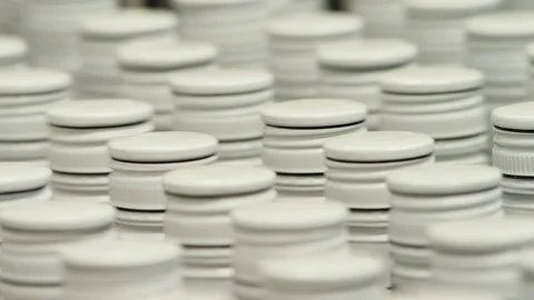 Close-Up, Lockdown, Selective Focus, 20 Seconds Or Greater, Bottle, Industry, Video stock 94029805