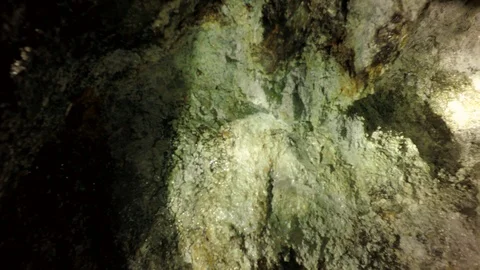 Close Up Of Lode Shining With Gold Stock Footage 94735558