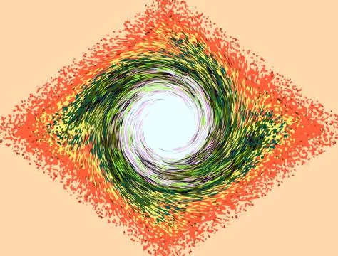 A close up of a logo Stock Illustration