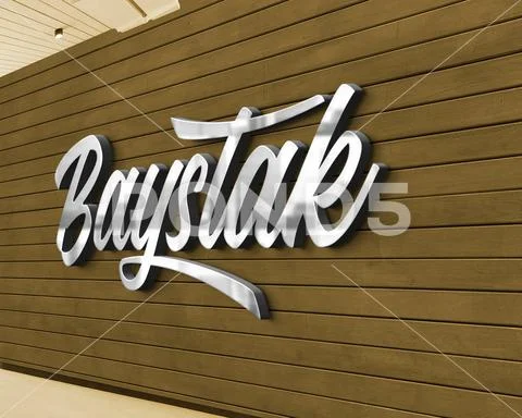 Close Up on Logo Mockup with Wooden Wall PSD 템플릿