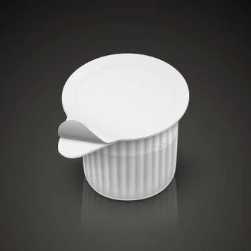 Close-up look at coffee creamer Stock Illustration