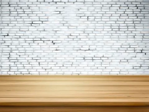 Close-up look at wooden table Stock Illustration