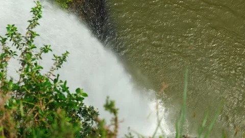Close up looking down Bridal Veil Falls 스톡 동영상 260367345