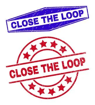 CLOSE THE LOOP Rubber Seals in Circle and Hexagon Forms イラスト素材