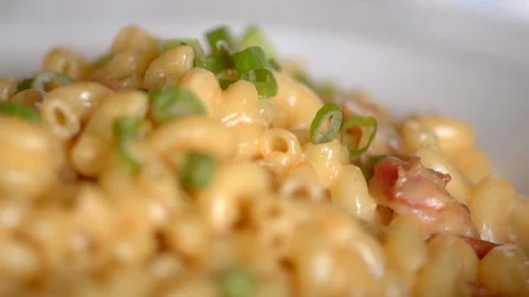 Close-up of mac and cheese Stock Footage 109412214