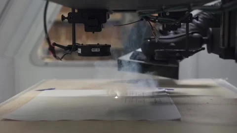 A close up of a machine Stock Footage 155538847