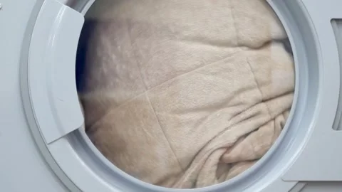 Close up machine laundry washing service manufacturing equipment tool industry Stock Footage 336563757