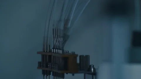 Close up of machinery Stock Footage 105820001