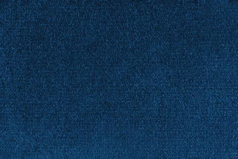 Close up, macro of blue fabric surface texture background with soft velvet .. Foto stock