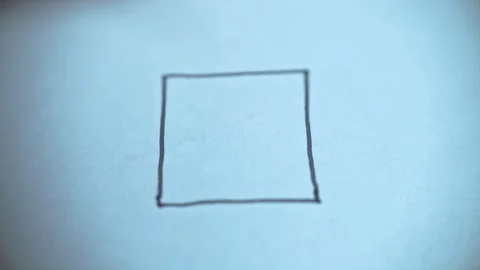 Close-up macro. Check the box on white paper Stock Footage 111699437