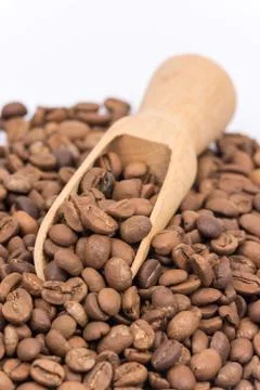 Close up macro coffee beans Stock Photos