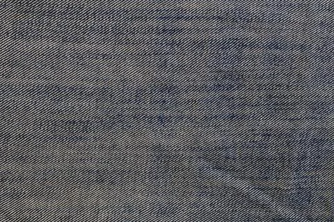 Close Up Macro of Indigo Blue Denim Fabric with Natural Fiber Texture Stockillustratie