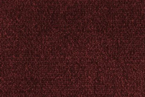 Close up, macro red fabric surface texture background with velvet, microfib.. Stock Photos