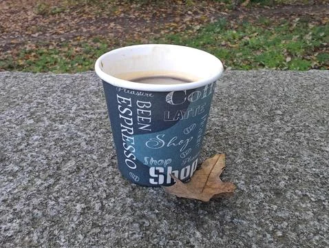 Close-up macro shot of coffee in the open air Stock Photos