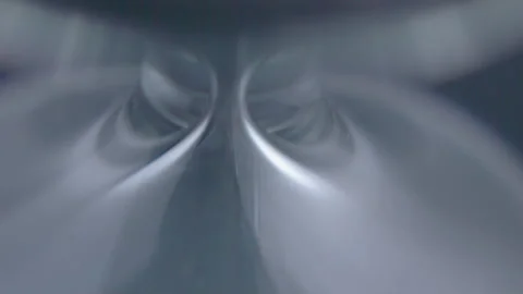 Close up macro shot of sand clock / hourglass sand pouring in slow motion. Stock Footage 273114990