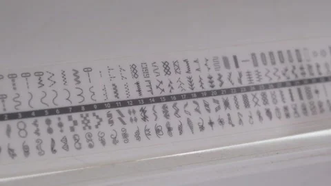 Up close macro shot of sewing machine San Francisco CA USA October 20th 2025 Stock Footage 318943511