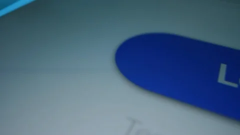 Close-up Macro Shot: Smartphone with Open App Showing Authorization Screen Stock Footage 121795521