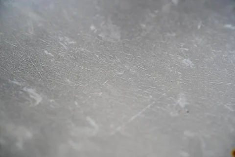 Close up macro of silver Cracks old Car Paint Stock Photos