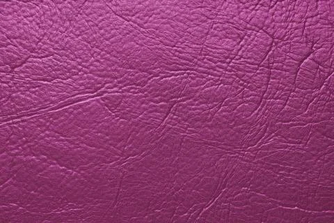 Close up, macro texture of pink glossy natural genuine leather, leatherette.. Foto stock