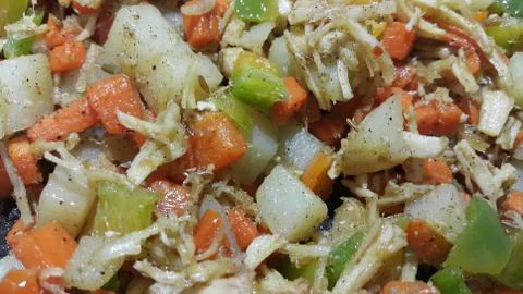 Close up macro view of mixed vegetables for background use . Food background  Stock Photos