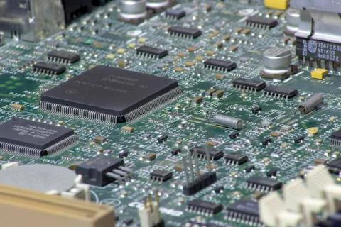 Close up main board Stock Photos