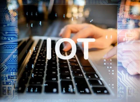 Close up of Mainboard Electronic computer background. (IOT,Internet of Things) Stockfoto's