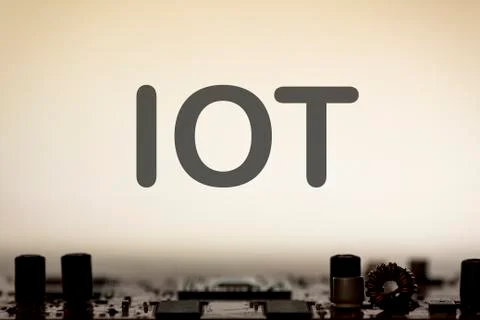 Close up of Mainboard Electronic computer background. (IOT,Internet of Things) Stock Photos