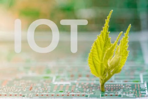 Close up of Mainboard Electronic computer background. (IOT,Internet of Things) 写真素材