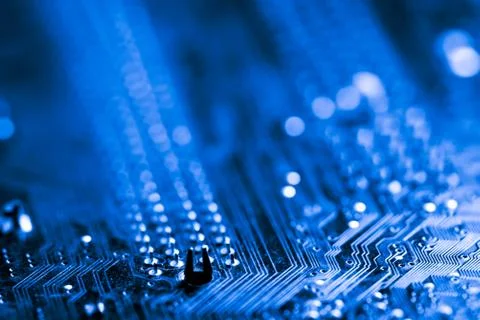 Close up of Mainboard Electronic computer background. (IOT,Internet of Things) 스톡 사진